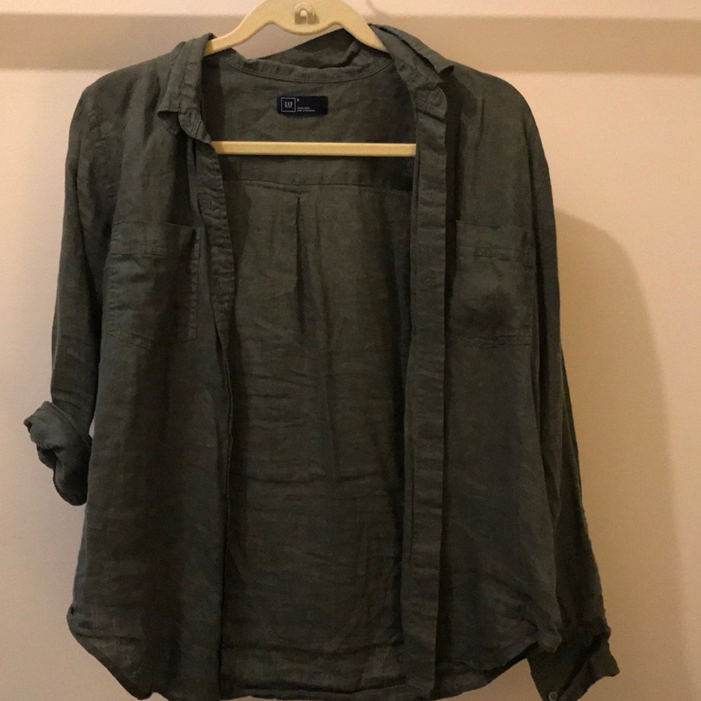 Gap linen button up